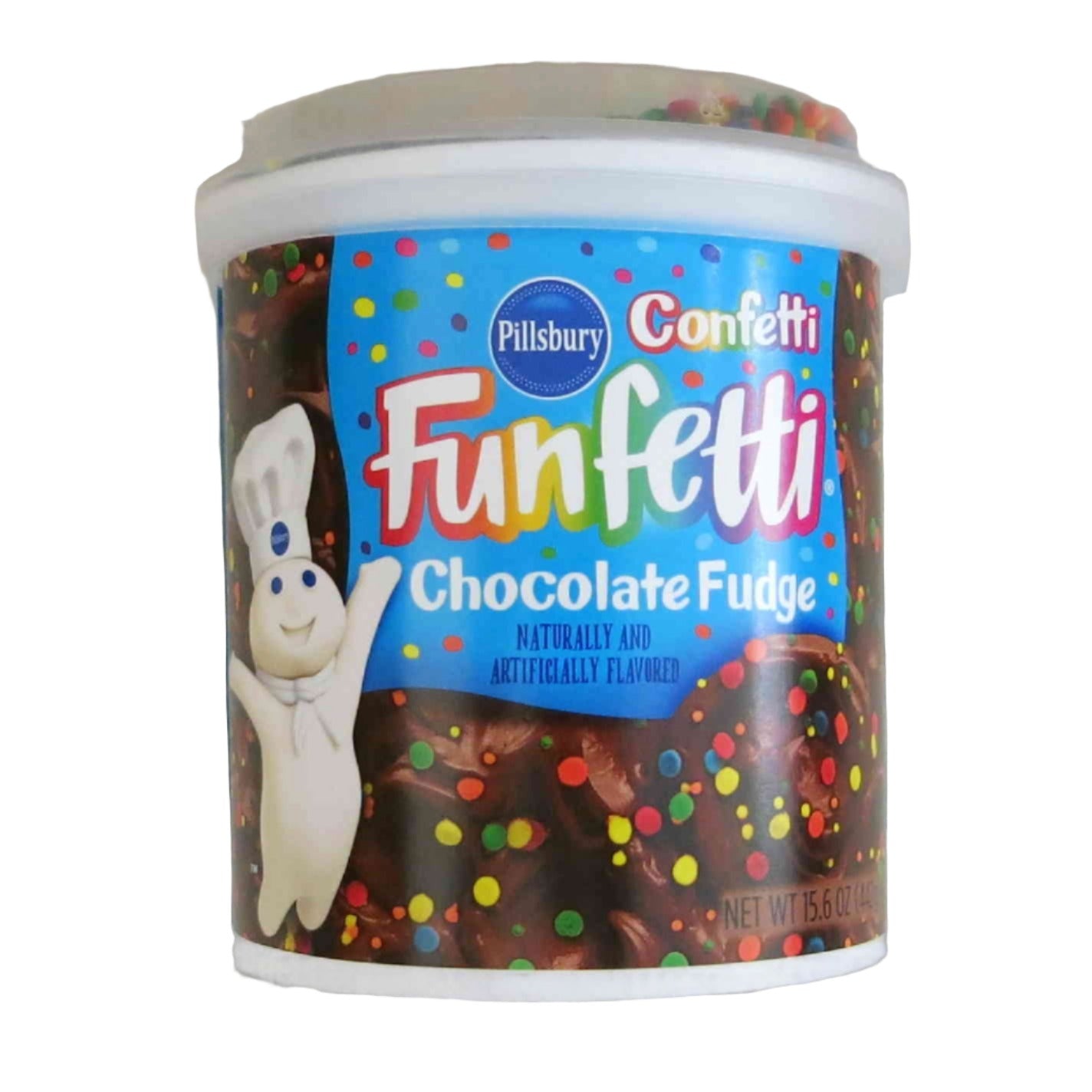 Pillsbury Confetti Funfetti Chocolate Fudge Frosting 442g - Worldster Markt e.K.