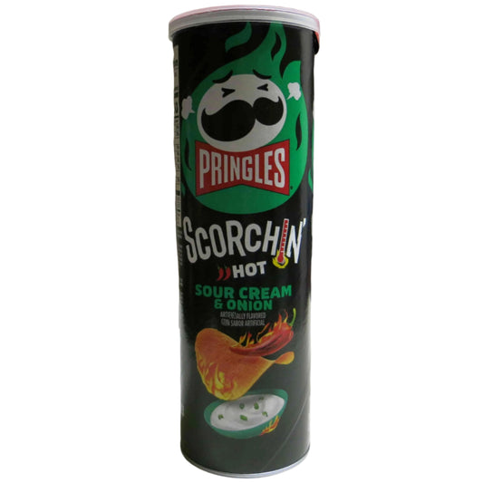 Pringles Hot Scorchin Sour Cream & Onion 158g