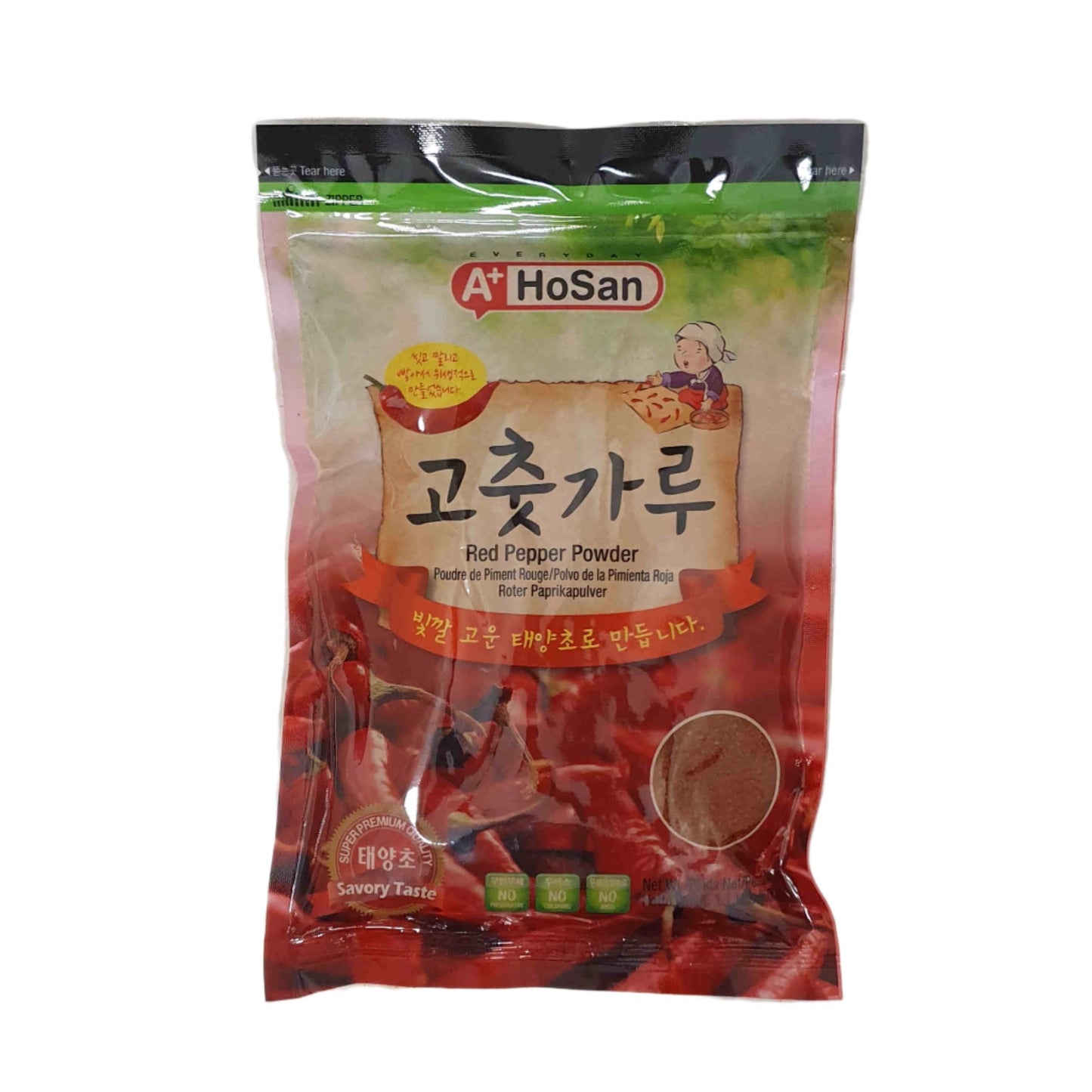 A+ HoSan Roter Pfeffer fein(Gochugaru) 500g