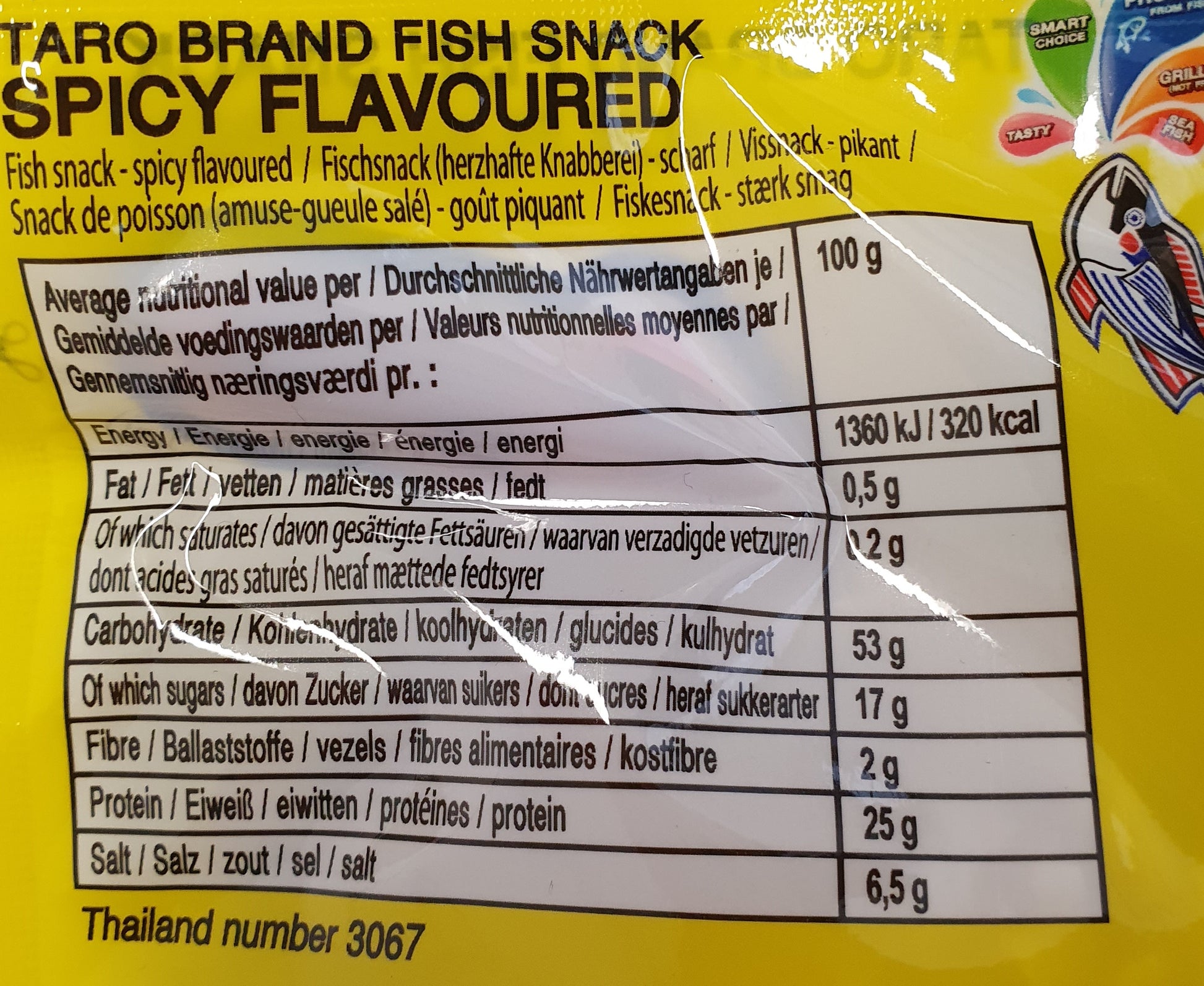 Taro Fish Snack Spicy 52g - Worldster Markt e.K.