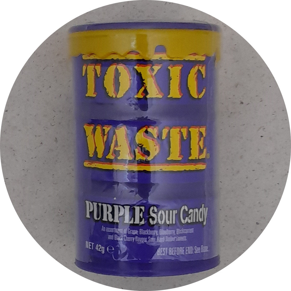 Toxic Waste Purple Sour Candy 42g - Worldster Markt e.K.