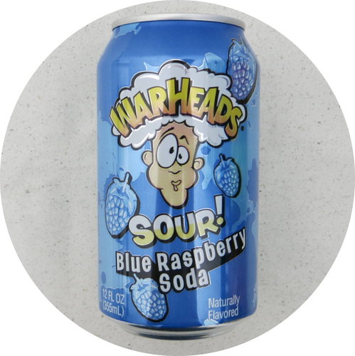 Warheads Sour Blue Raspberry Soda 355ml +0,25€ DPG Einwegpfand
