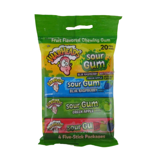 Warheads Sour Gum 50g