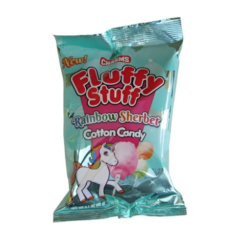 Charms Fluffy Stuff Rainbow Sherbet Cotton Candy 60g - Worldster Markt e.K.