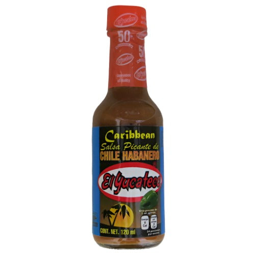 El Yucateco Caribbean Hot Sauce 120ml - Worldster Markt e.K.