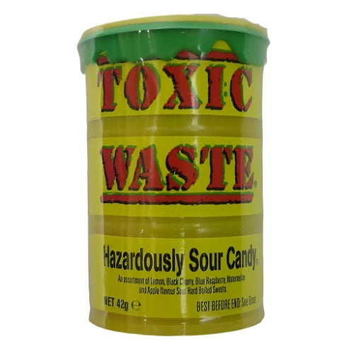 Toxic Waste Yellow Sour Candy 42g - Worldster Markt e.K.